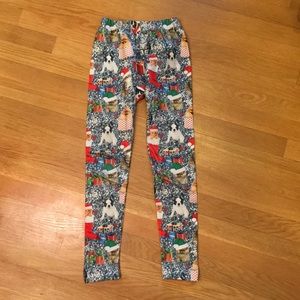 Super cute warm Christmas leggings